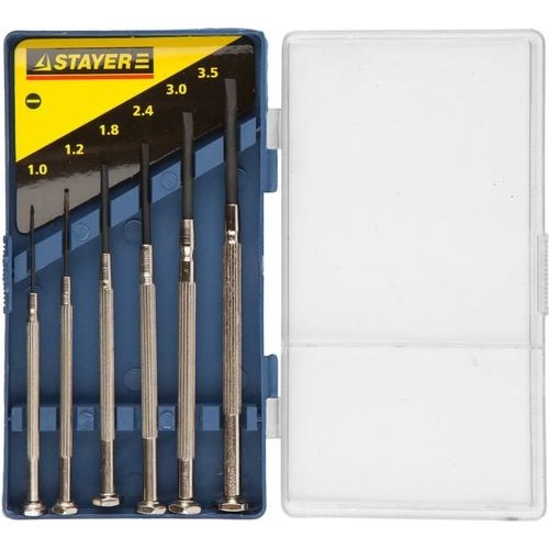 Набор отверток для точных работ Stayer 6 предметов 2560-H6_z02  картинка